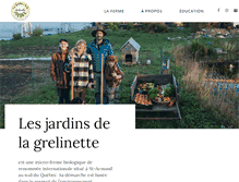 Tablet Screenshot of lagrelinette.com